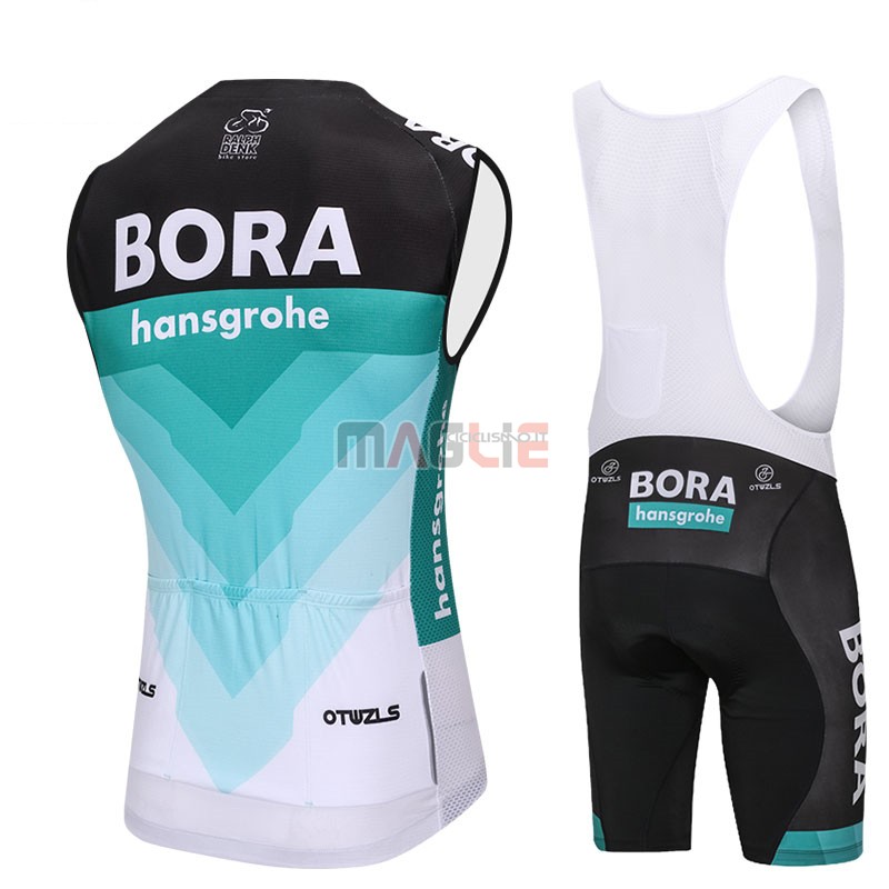 Gilet Antivento Bora 2018 Nero e Verde